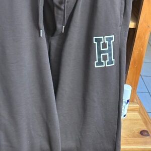 H&M Dark Brown Slim Fit Joggers